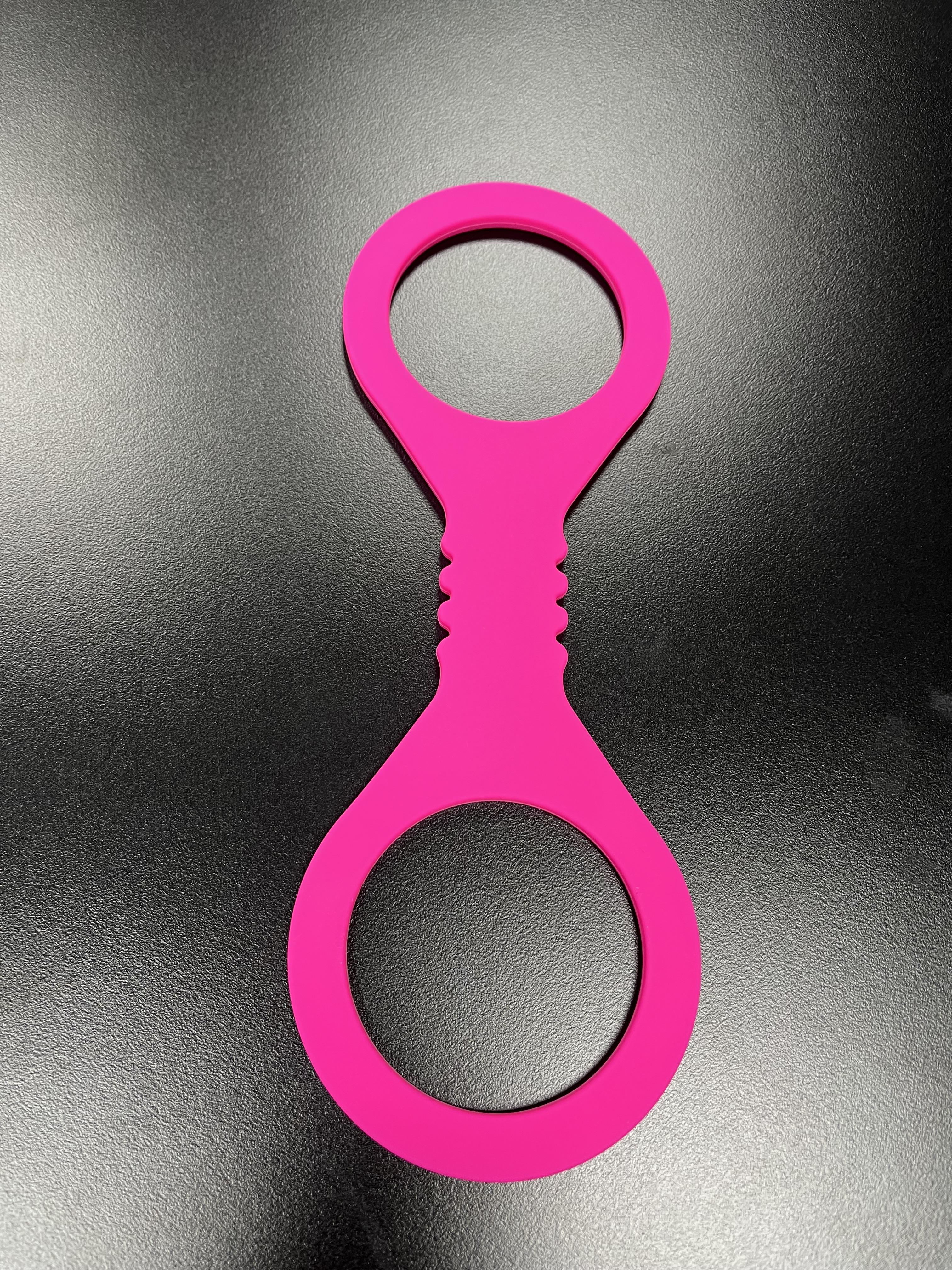 Sportsheets Sex & Mischief Hot Pink Small Silicone Cuffs rosa