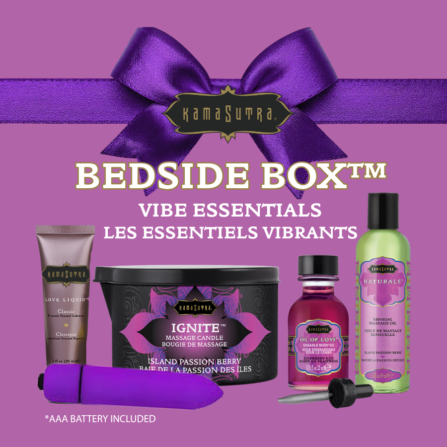 Kama Sutra Bedside Box cofanetto intimo lampone vibro massaggio