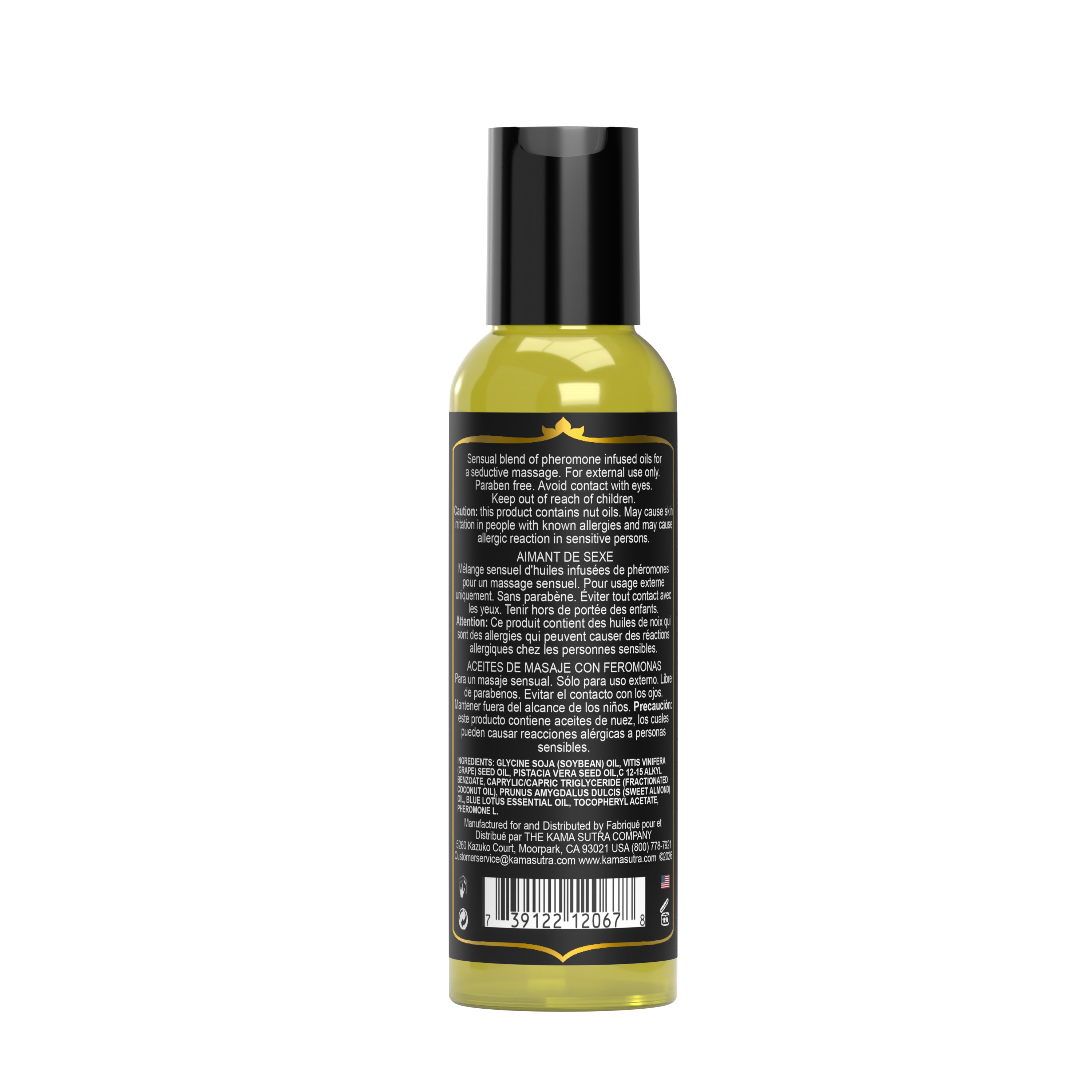 Kamasutra Sex Magnet Blue Lotus olio massaggio 59 ml