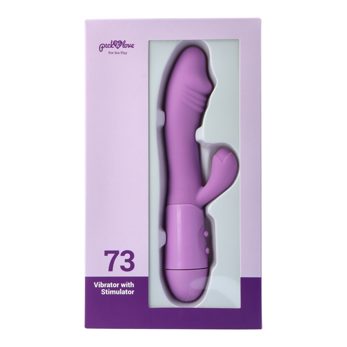 Pick&Love 73 vibratore rabbit con stimolatore