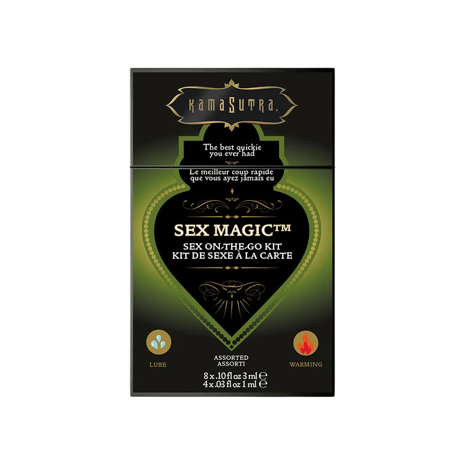 Kamasutra Sex Magic Sex-To-Go Kit lubrificante 12 bustine a base acqua