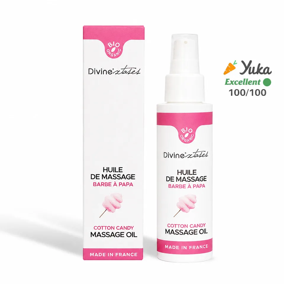 Divinextases Barbe à Papa olio da massaggio bio