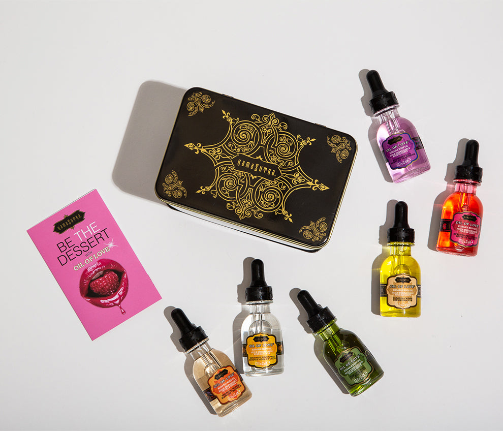 Kama Sutra Oil of Love Collection olio bacio 6x22 ml