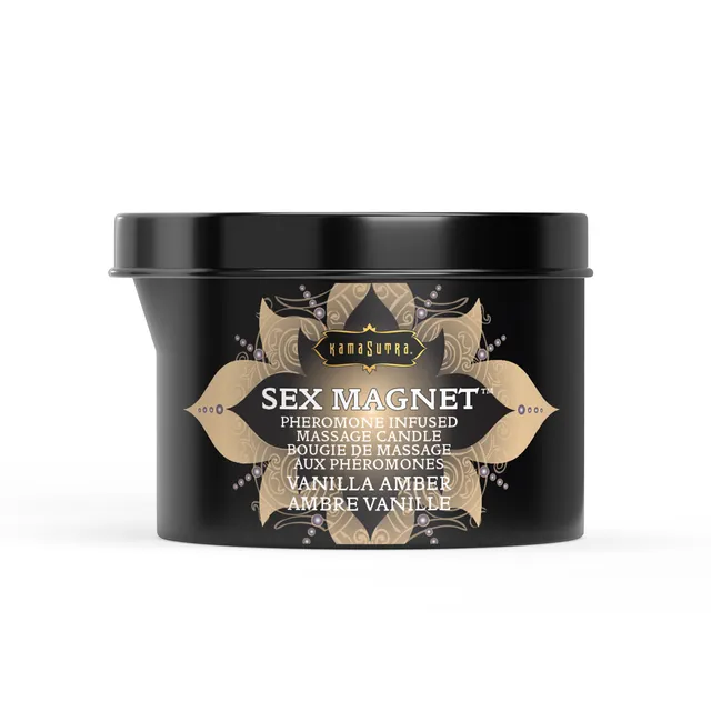 Kamasutra Sex Magnet Vanilla Amber candela massaggio 170 g