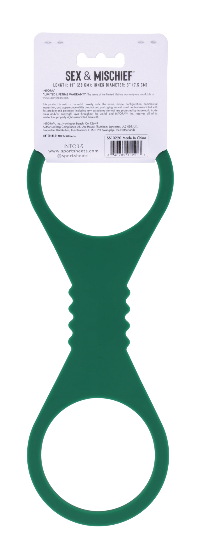 Sex & Mischief Indica Large manette silicone verde