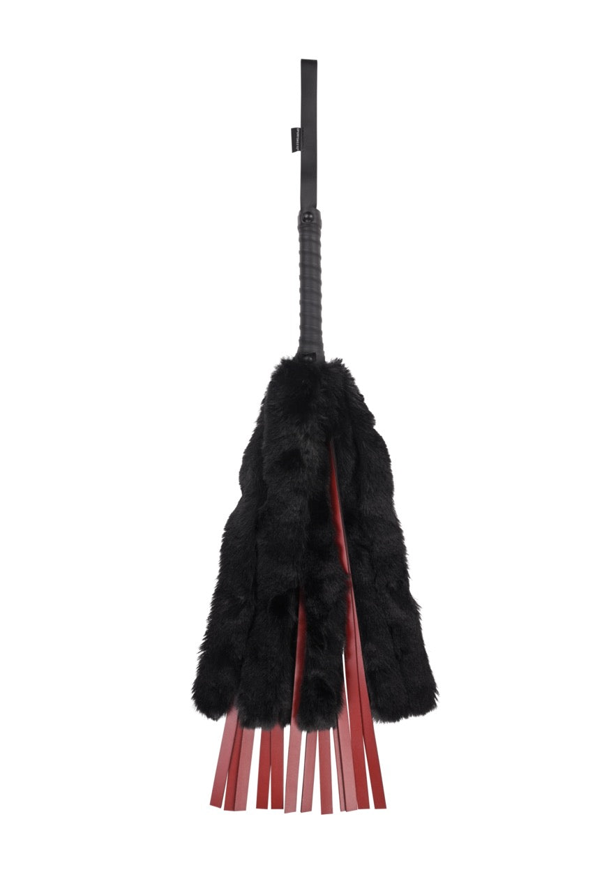 Sportsheets Saffron Faux Fur Flogger frustino pelliccia