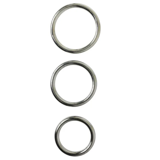 Sportsheets Seamless Metal O-Ring anelli metallo 3 pezzi