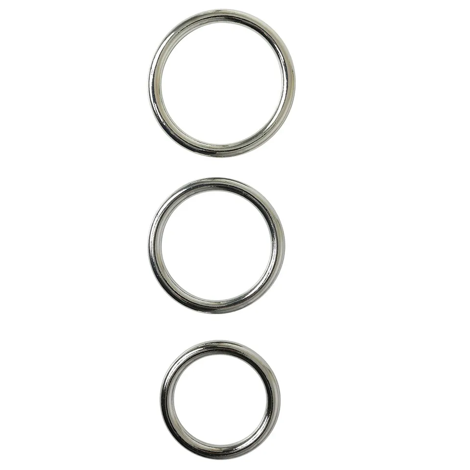 Sportsheets Seamless Metal O-Ring anelli metallo 3 pezzi