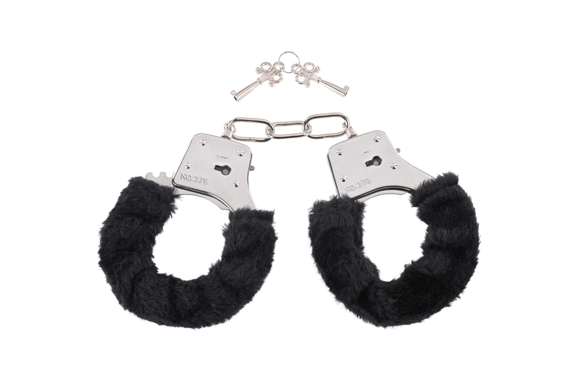Sportsheets Sex & Mischief Furry Handcuffs manette pelose nere