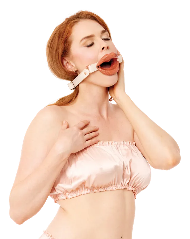 Sex & Mischief Peaches n CreaMe Lips bavaglio silicone