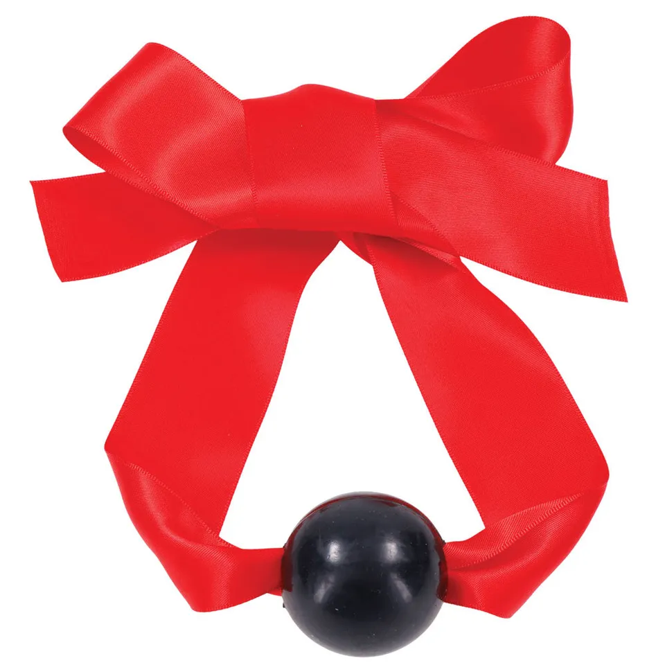 Sportsheets Amor Satin Ball Gag bavaglio raso rosso