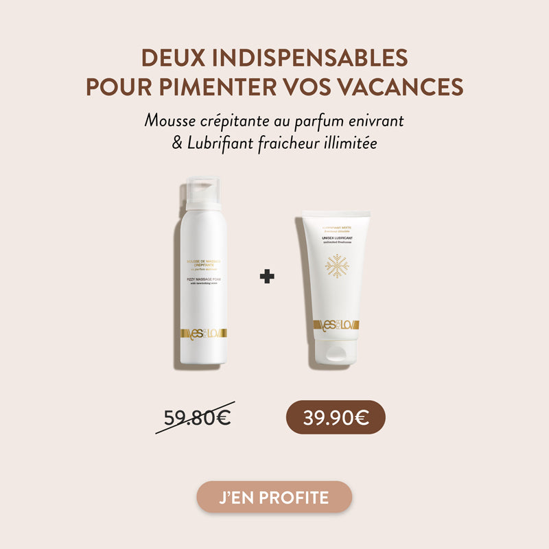 Yes For Lov Duo Holidays cofanetto coppia lubrificante schiuma