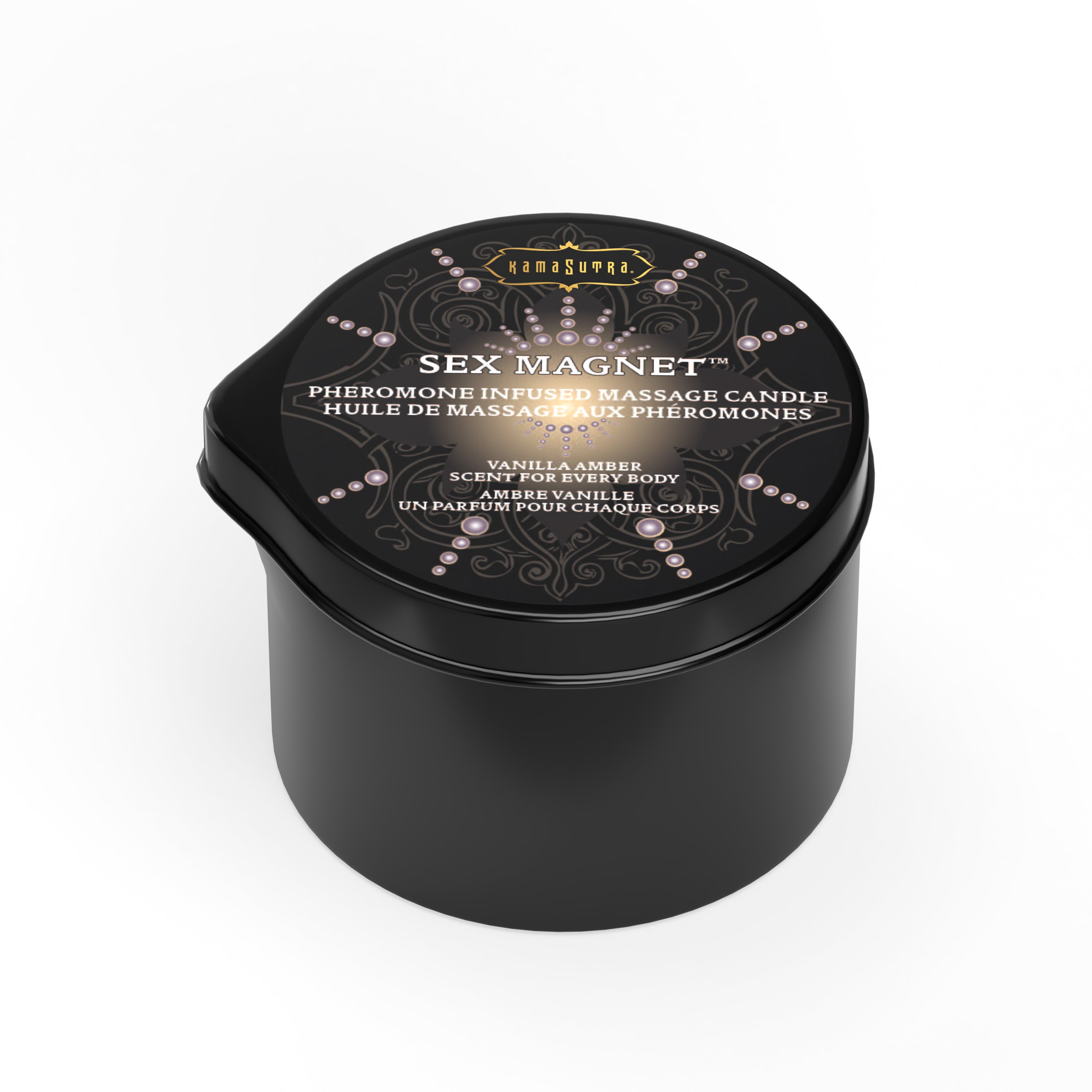 Kamasutra Sex Magnet Vanilla Amber candela massaggio 170 g feromoni