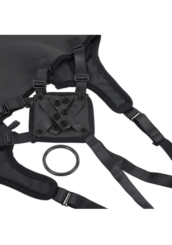 Sportsheets High Waisted Corset harness strap-on elastico