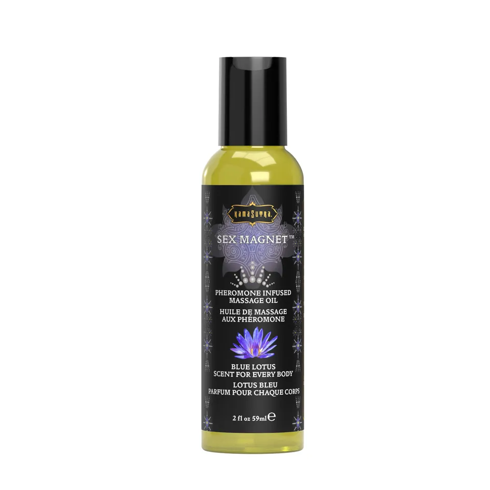 Kamasutra Sex Magnet Blue Lotus olio massaggio 59 ml