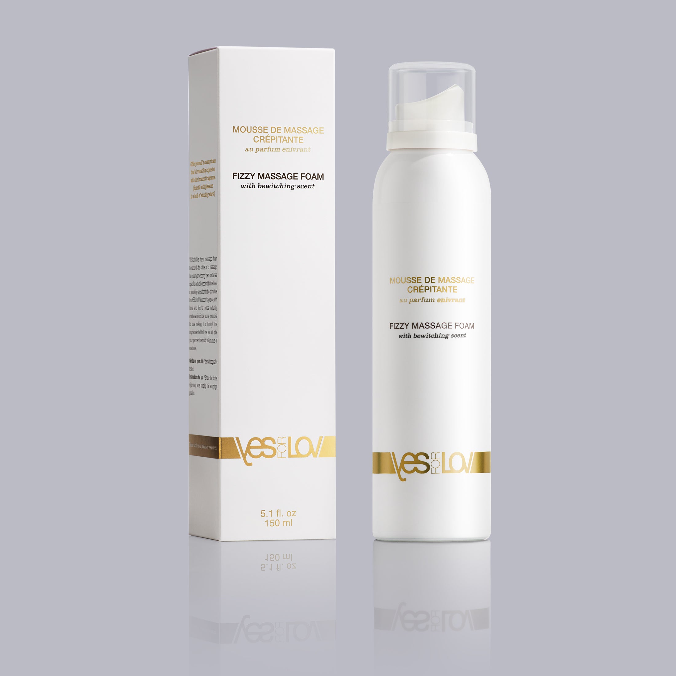 YESforLOV Fizzy schiuma massaggio 150 ml frizzante ammaliante
