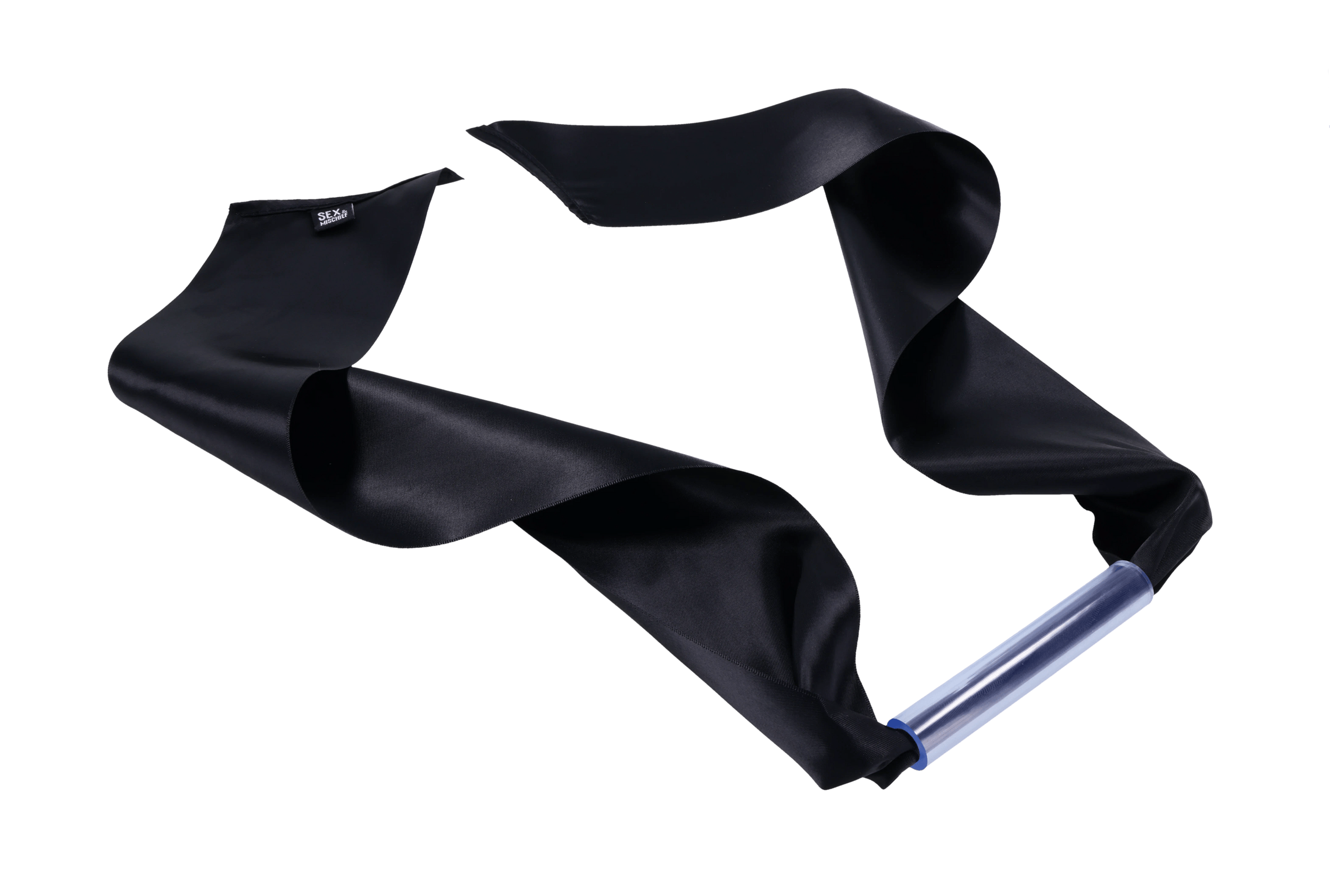 Sex & Mischief Silky Bit Gag bavaglio morso raso nero