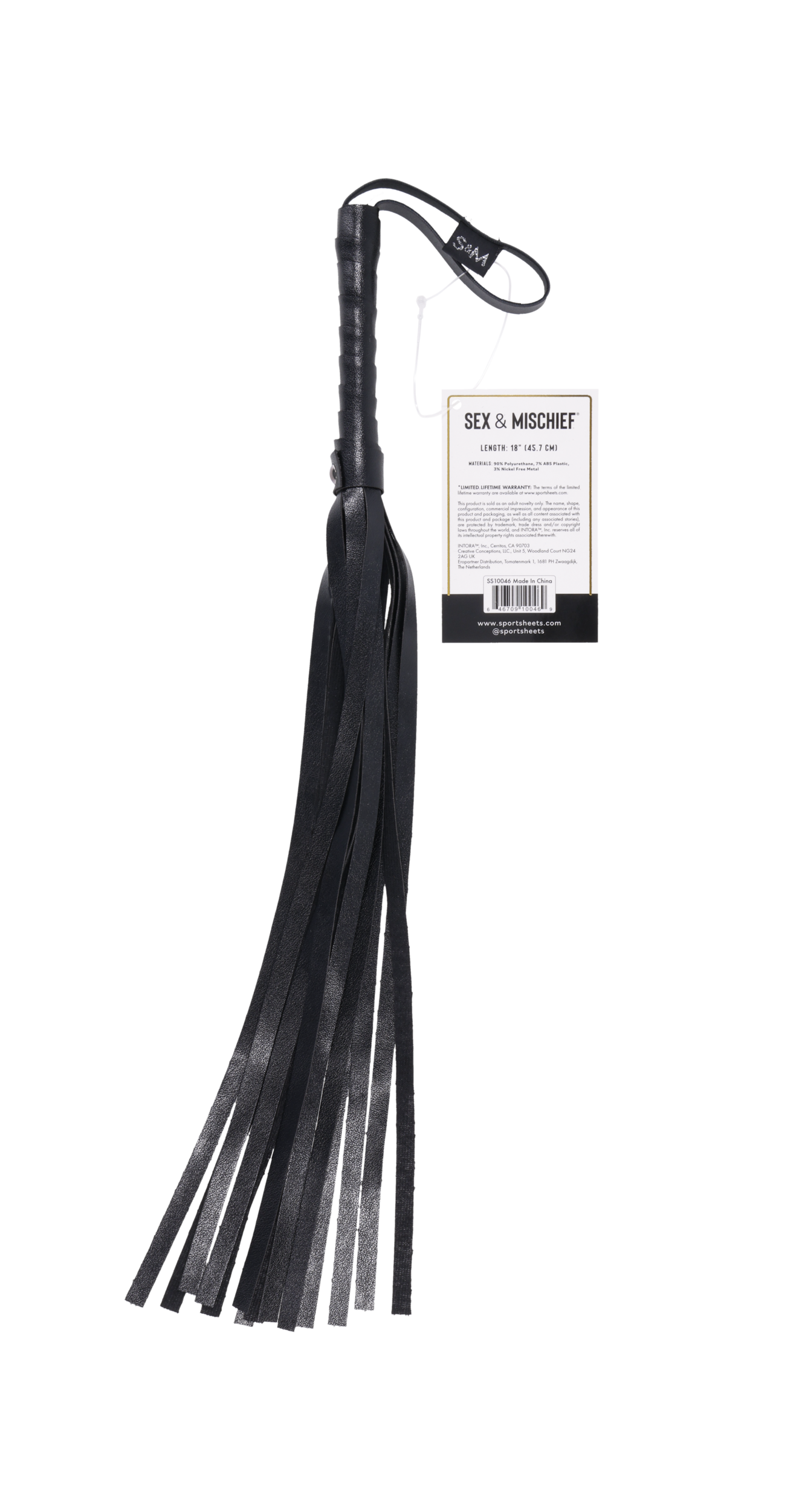 Sportsheets Mini Frustino flogger similpelle da viaggio
