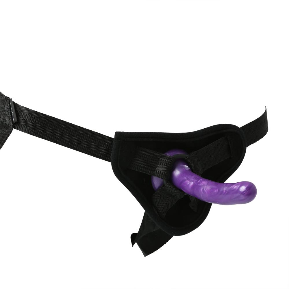 Sportsheets Strap On & Silicone Dildo imbracatura viola starter