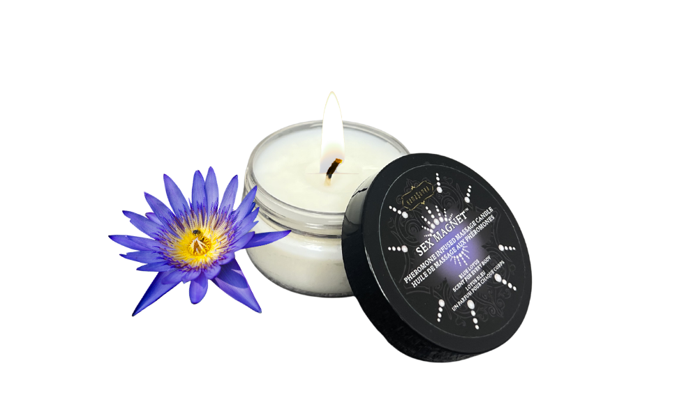 Kamasutra Sex Magnet Blue Lotus candela massaggio 170 g