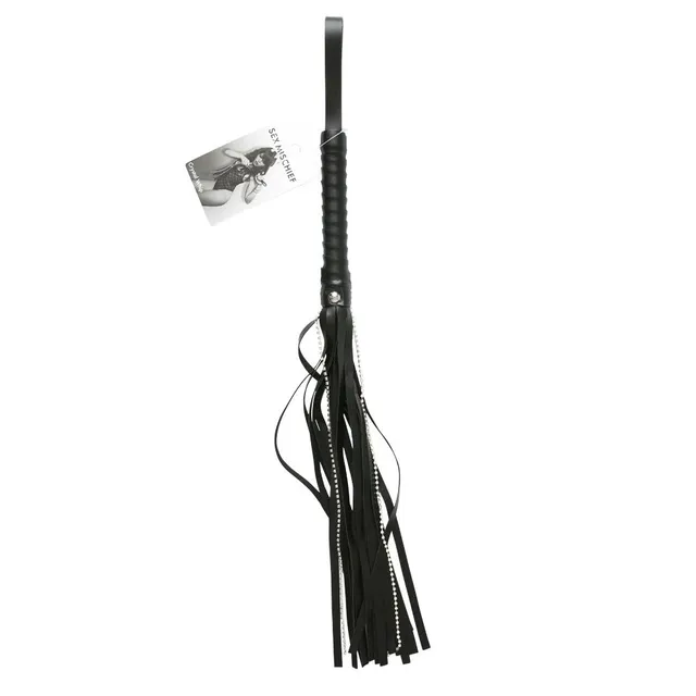 Sportsheets Sex & Mischief Crystal Whip frusta nera 61 cm