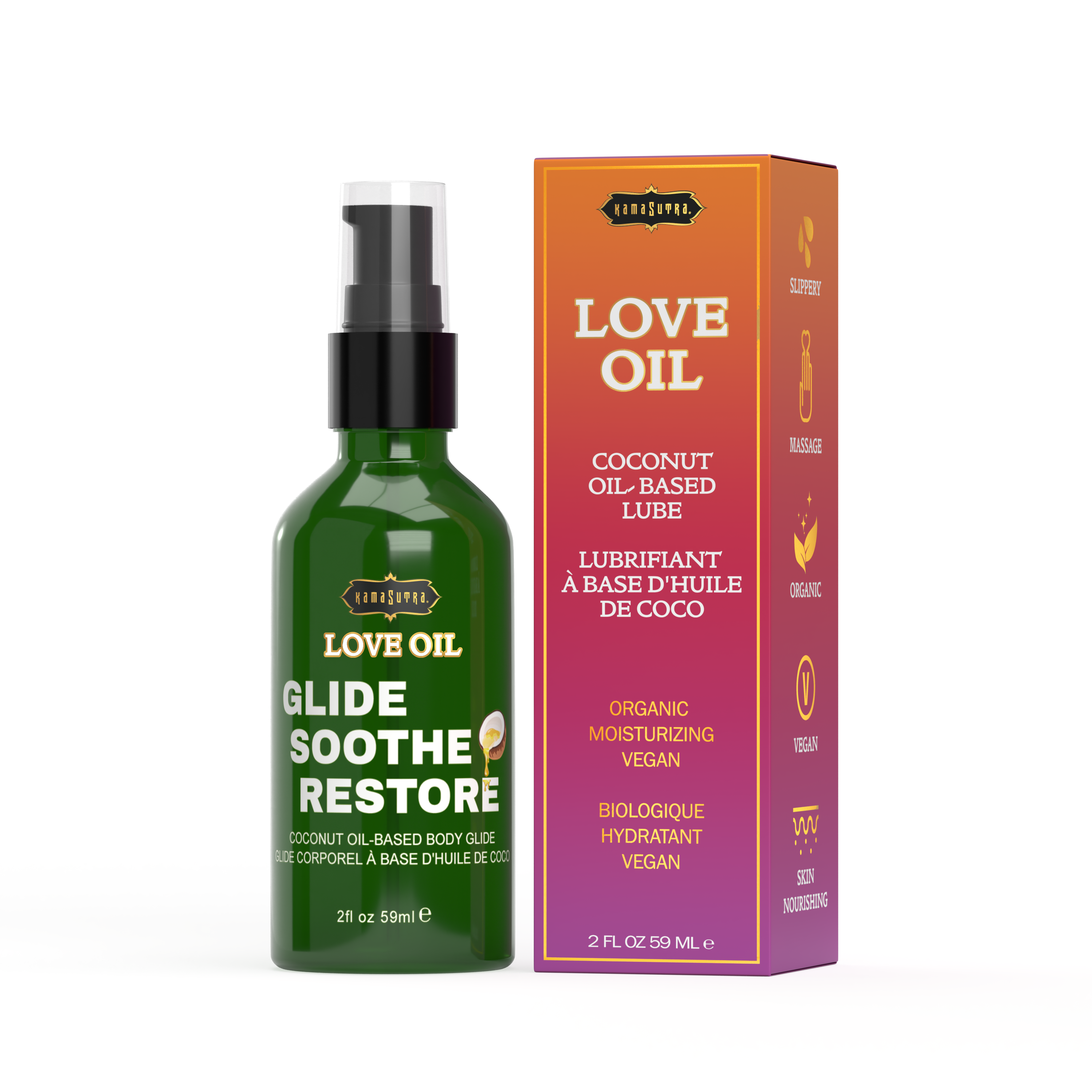 Kamasutra Love Oil olio intimo cocco 59 ml
