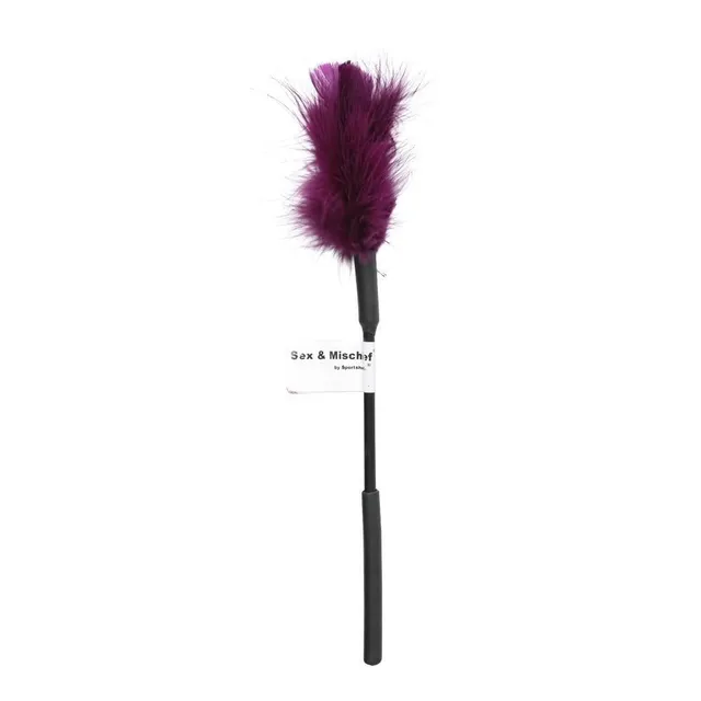 Sex & Mischief Purple Feather Tickler piumino sensoriale viola