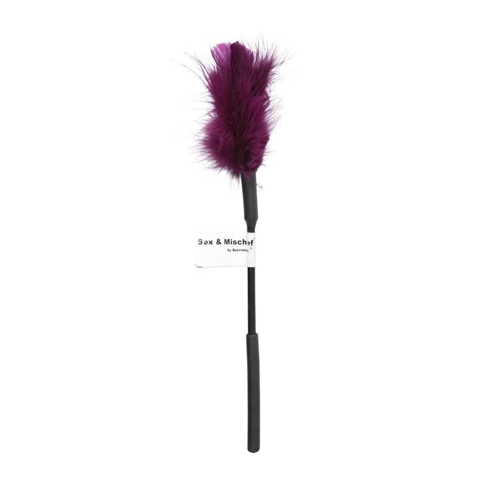 Sex & Mischief Purple Feather Tickler piumino sensoriale viola