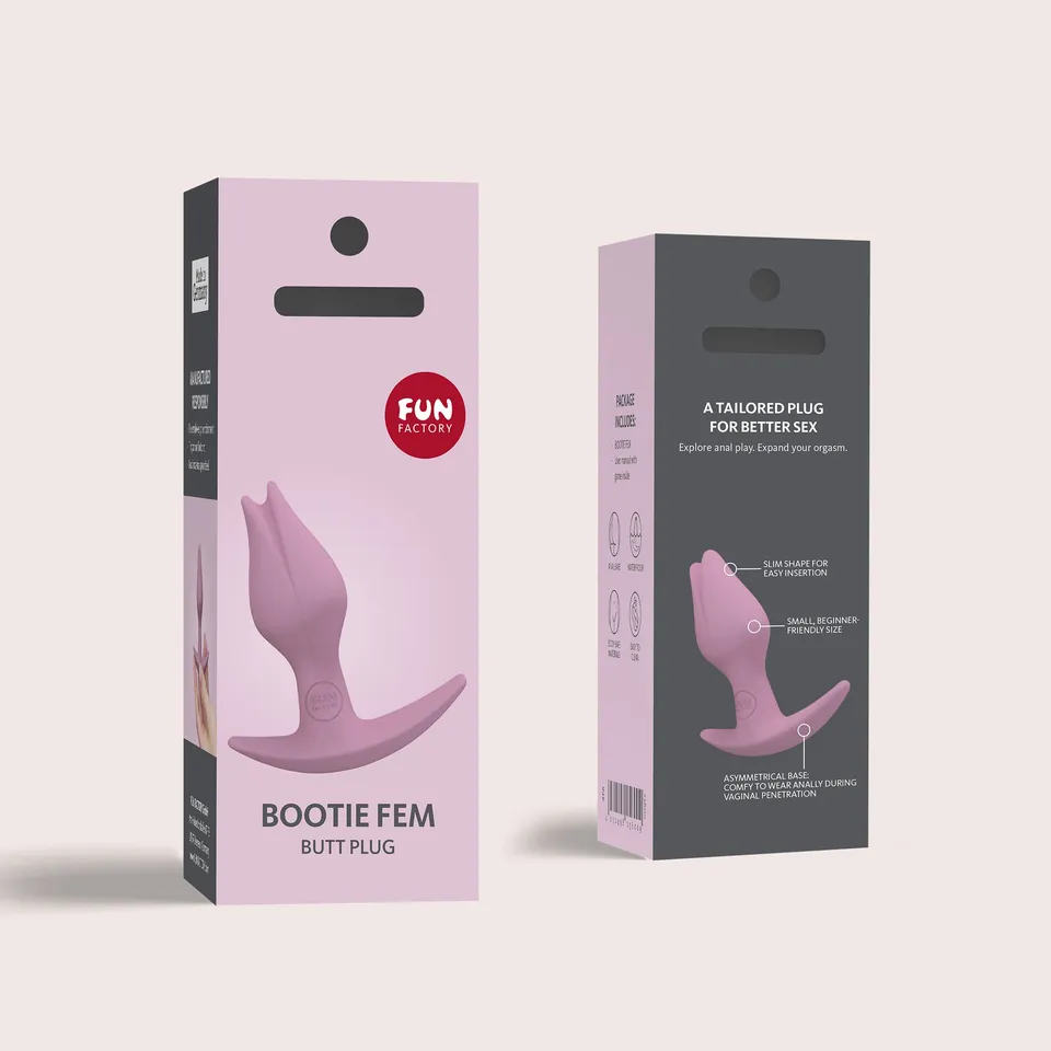 Yes For Lov Bootie Fem plug anale rosa in silicone medicale