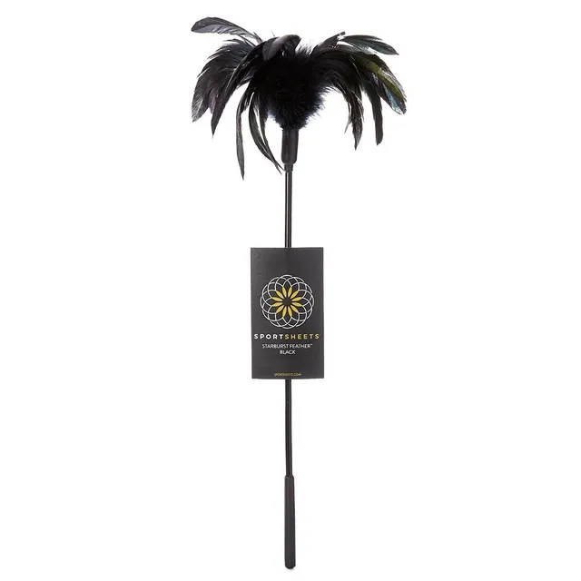 Sportsheets Starburst Tickler piumino sensoriale nero