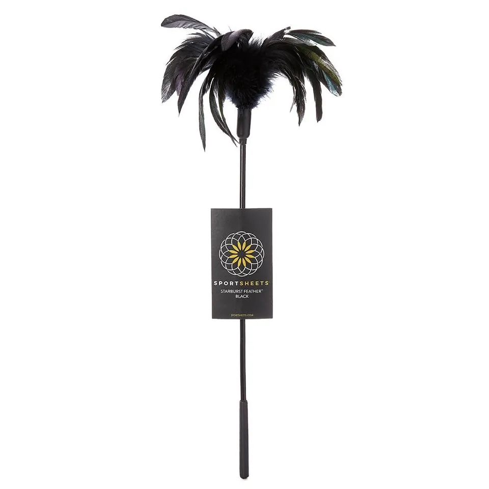 Sportsheets Starburst Tickler piumino sensoriale nero