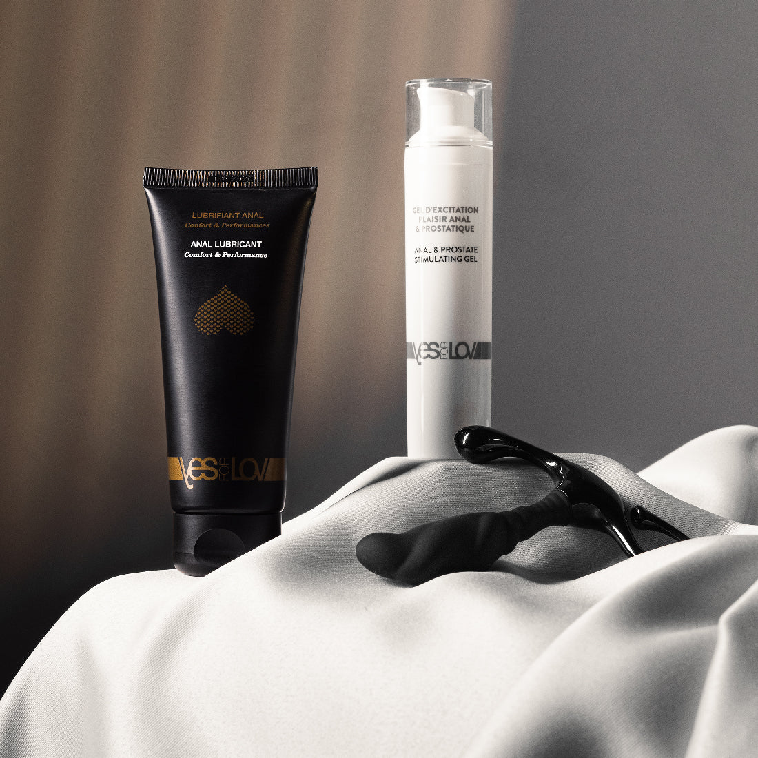 YesforLov kit prostatico uomo plug + lubrificante