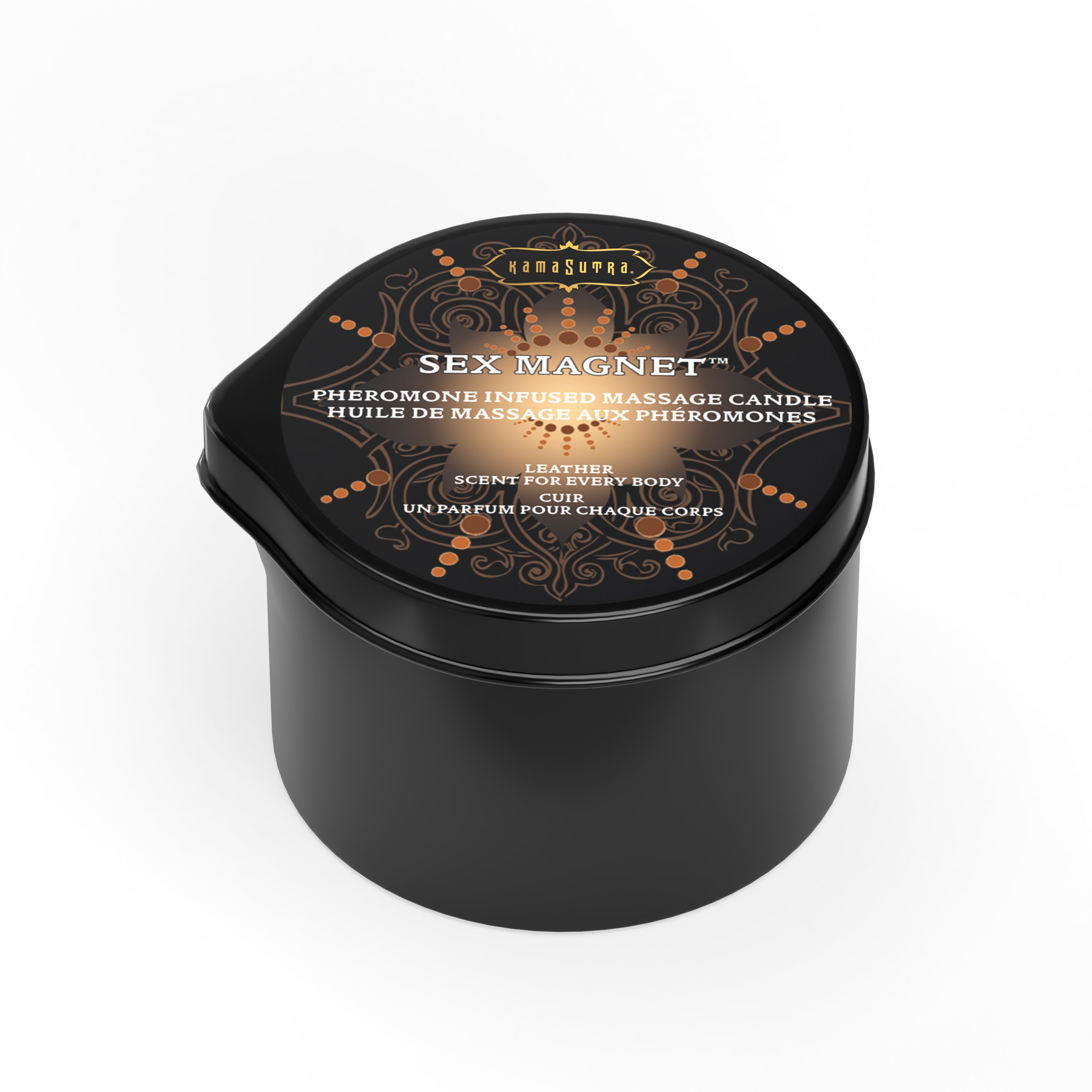 Kama Sutra Sex Magnet candela massaggio feromoni leather 59 g
