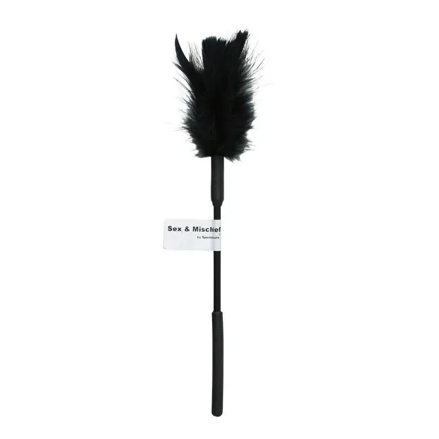 Sportsheets Sex & Mischief Black Feather Tickler piume nere