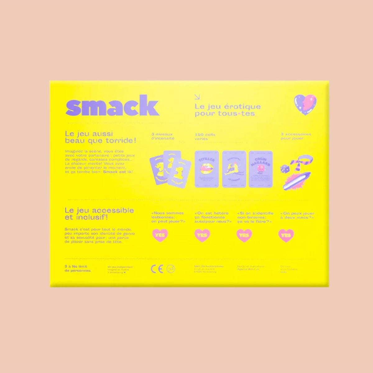 YesForLov Smack Gioco Erotico 150 Carte Inclusivo