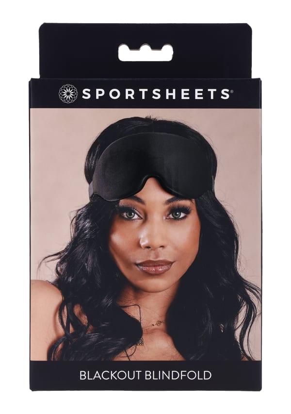 Sportsheets Blackout benda occhi memory foam nera