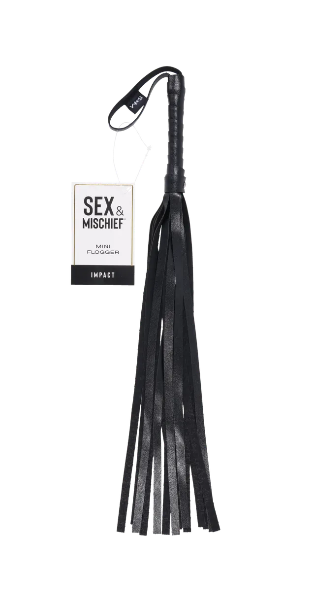 Sportsheets Mini Frustino flogger similpelle da viaggio