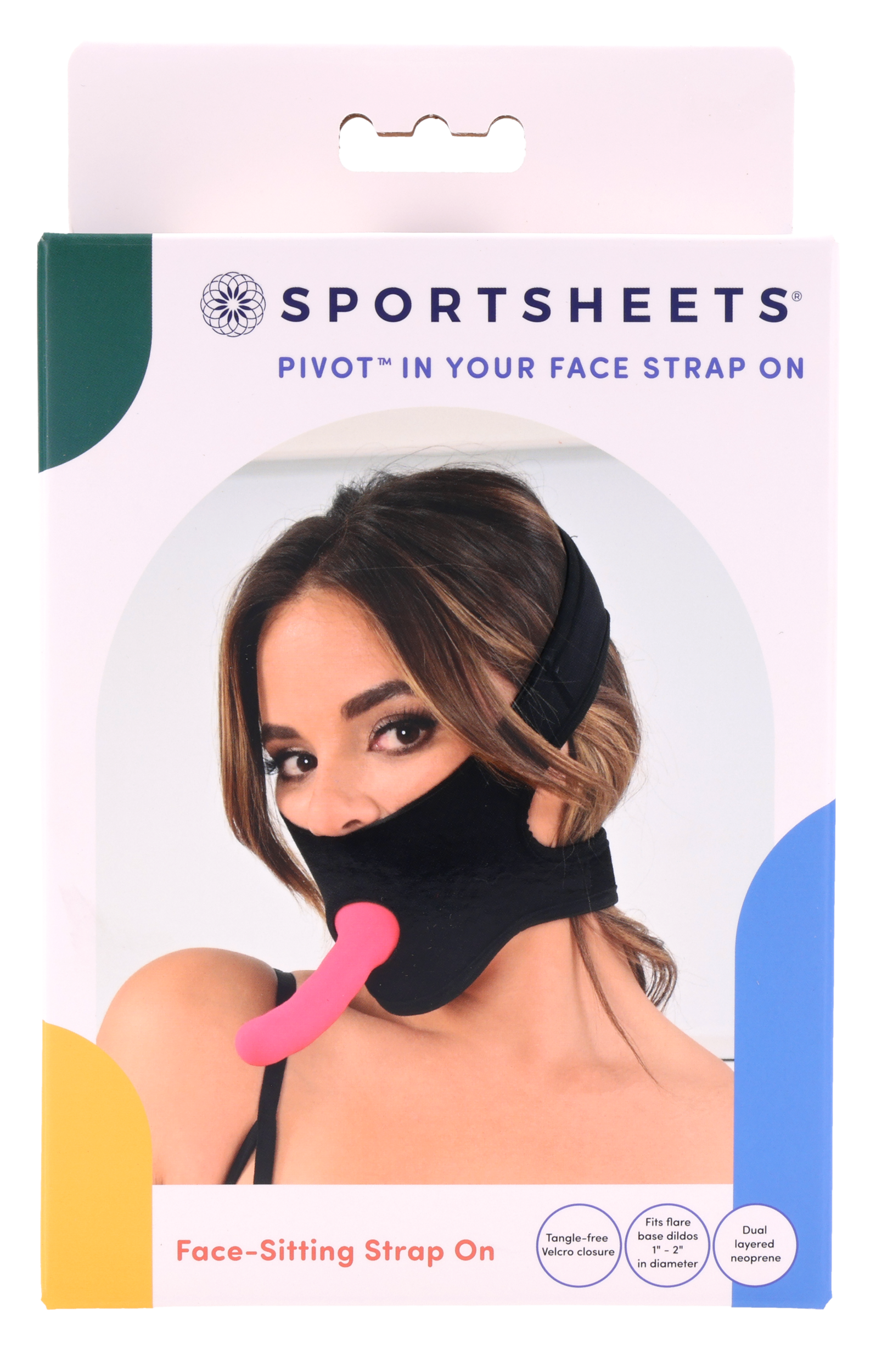 Sportsheets Pivot In Your Face harness strap-on neoprene