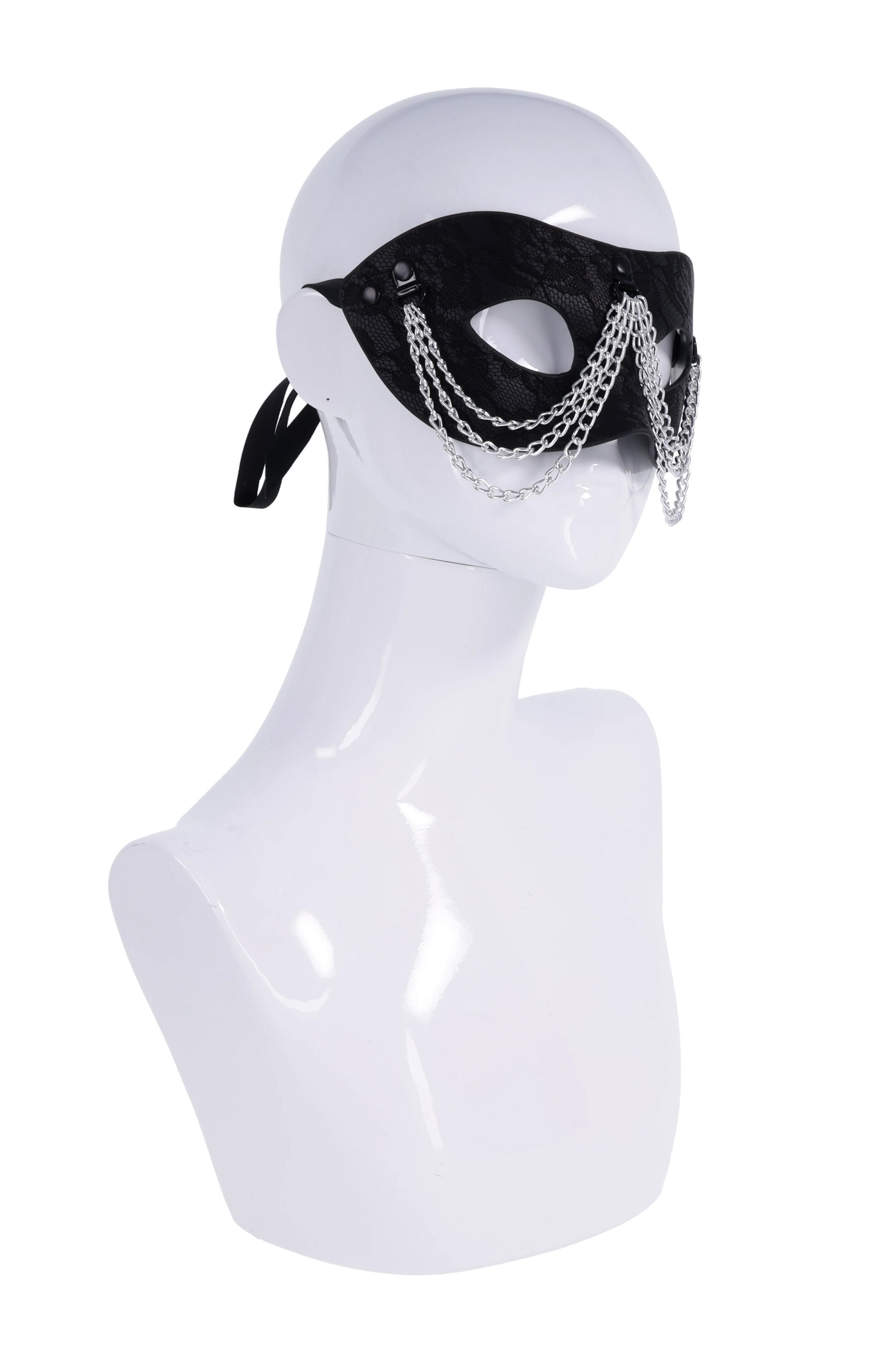 Sportsheets Chained Lace Maschera in Pizzo con Catene