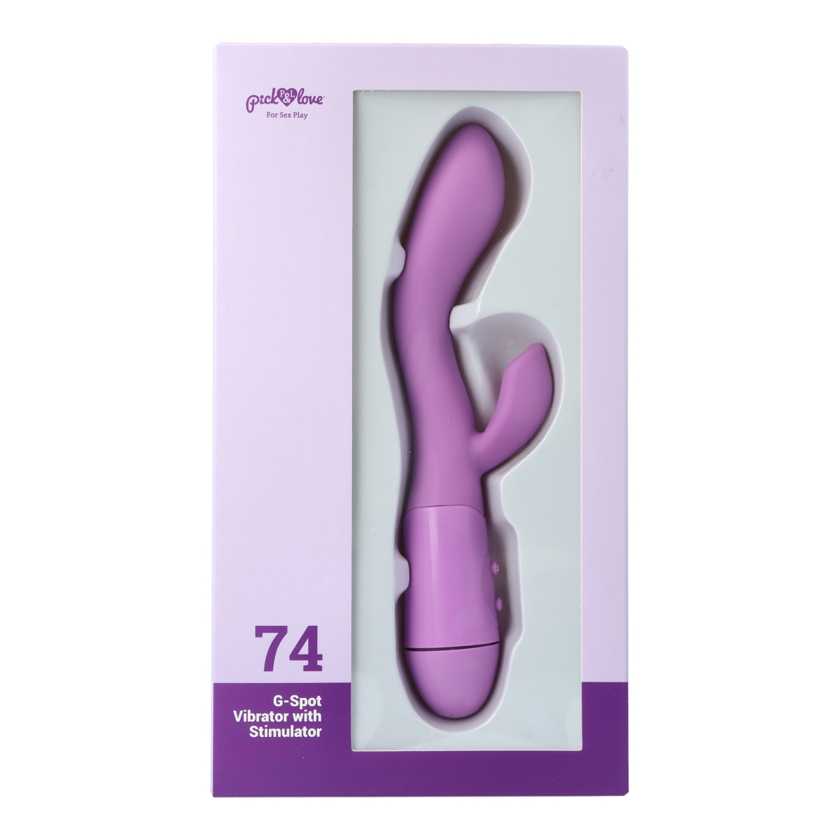 Pick&Love G-Spot 74 vibratore punto G con stimolatore