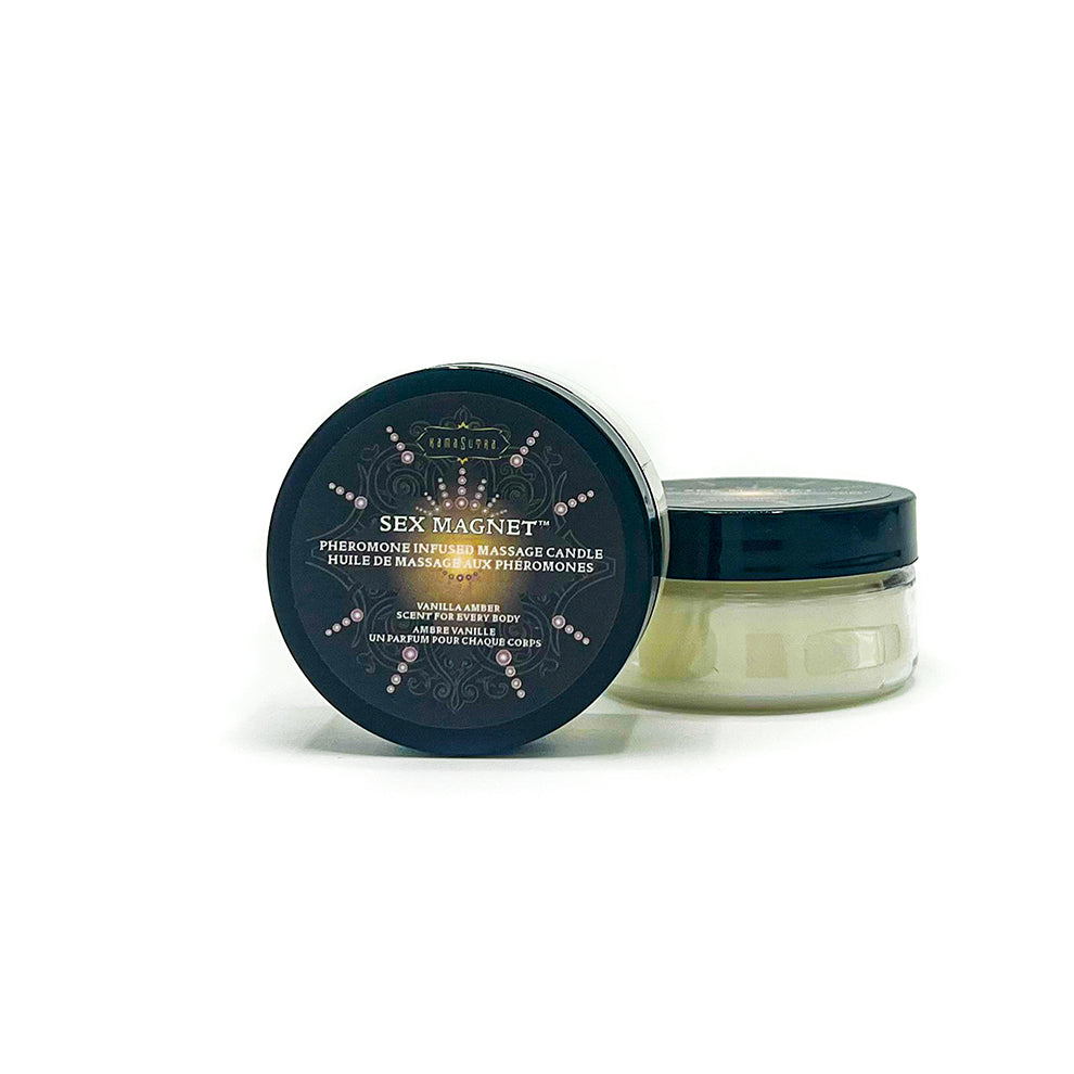 Kamasutra Sex Magnet Vanilla Amber candela massaggio 170 g feromoni