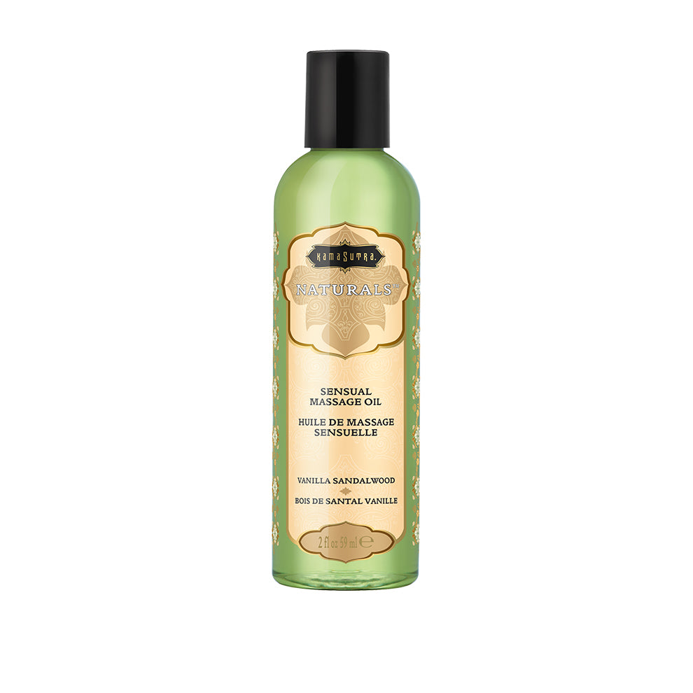 Kama Sutra Naturals olio massaggio vaniglia sandalo 59 ml