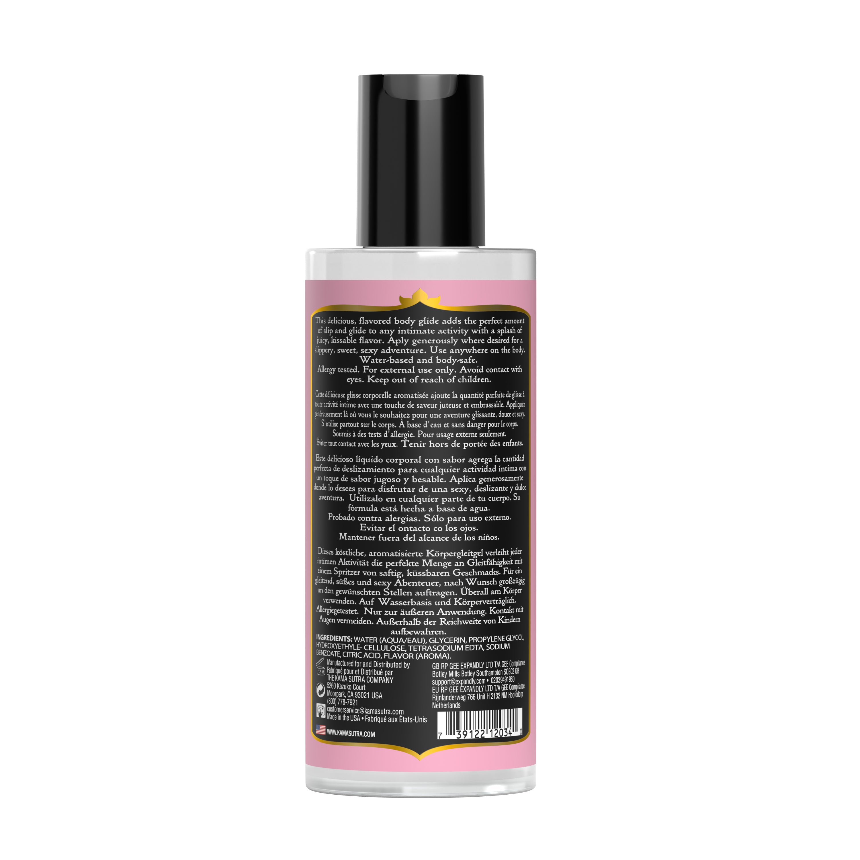 Kama Sutra Divine Nectars Lubrificante Fragola 150 ml baciabile
