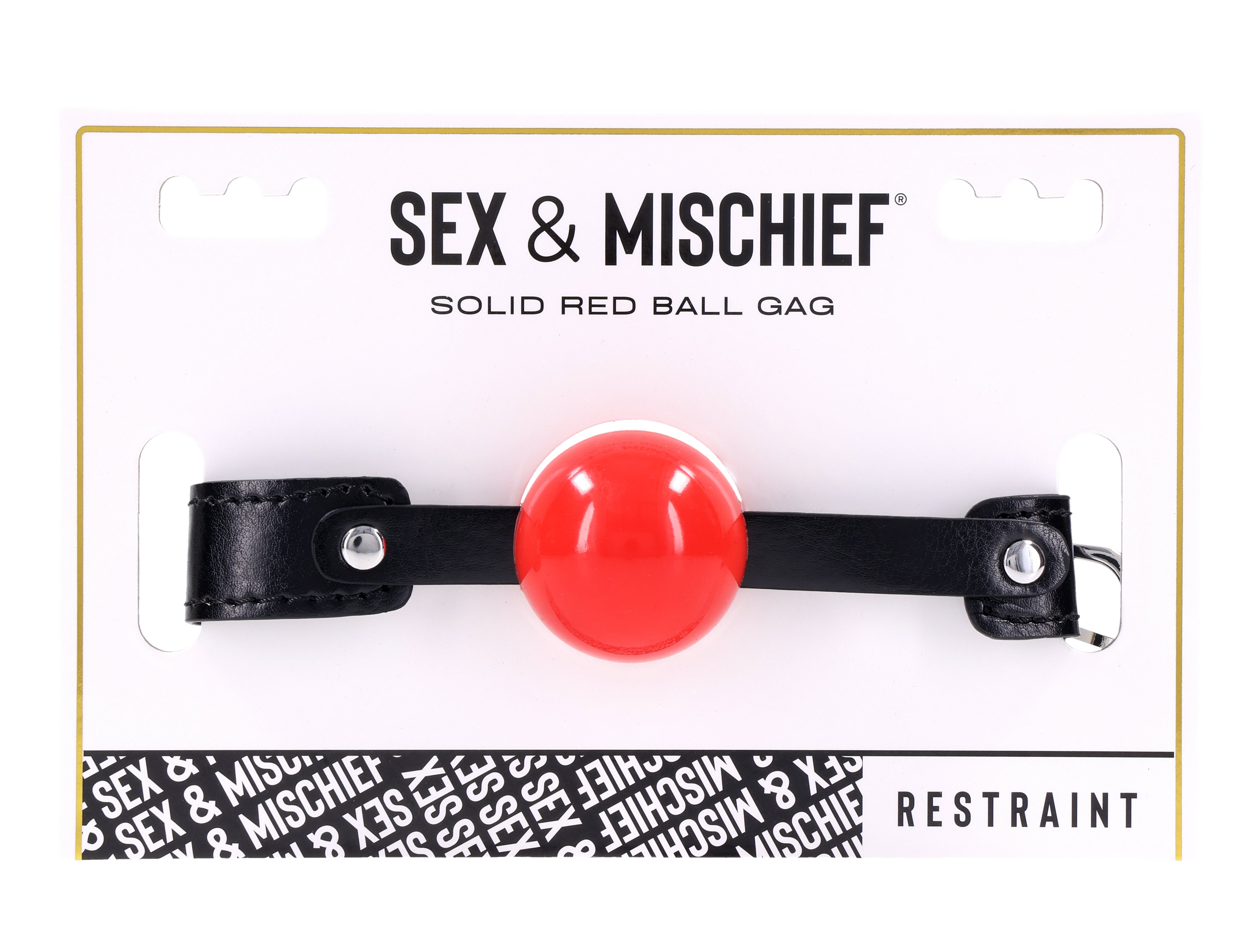 Sportsheets Sex & Mischief Solid Red bavaglio rosso