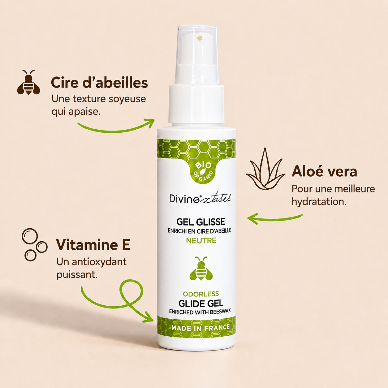 Divinextases Gel Neutre lubrificante intimo 100 ml neutro