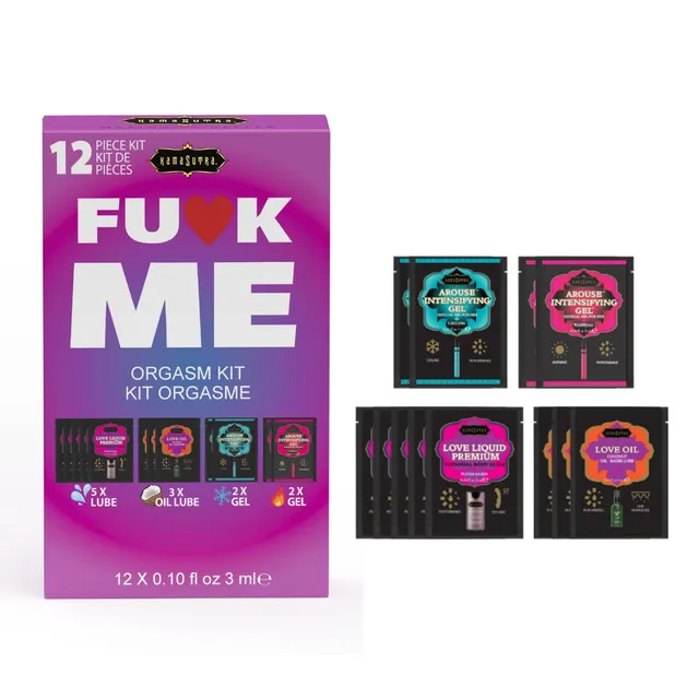Kamasutra Fuk Me Kit Lubrificante 12 Bustine
