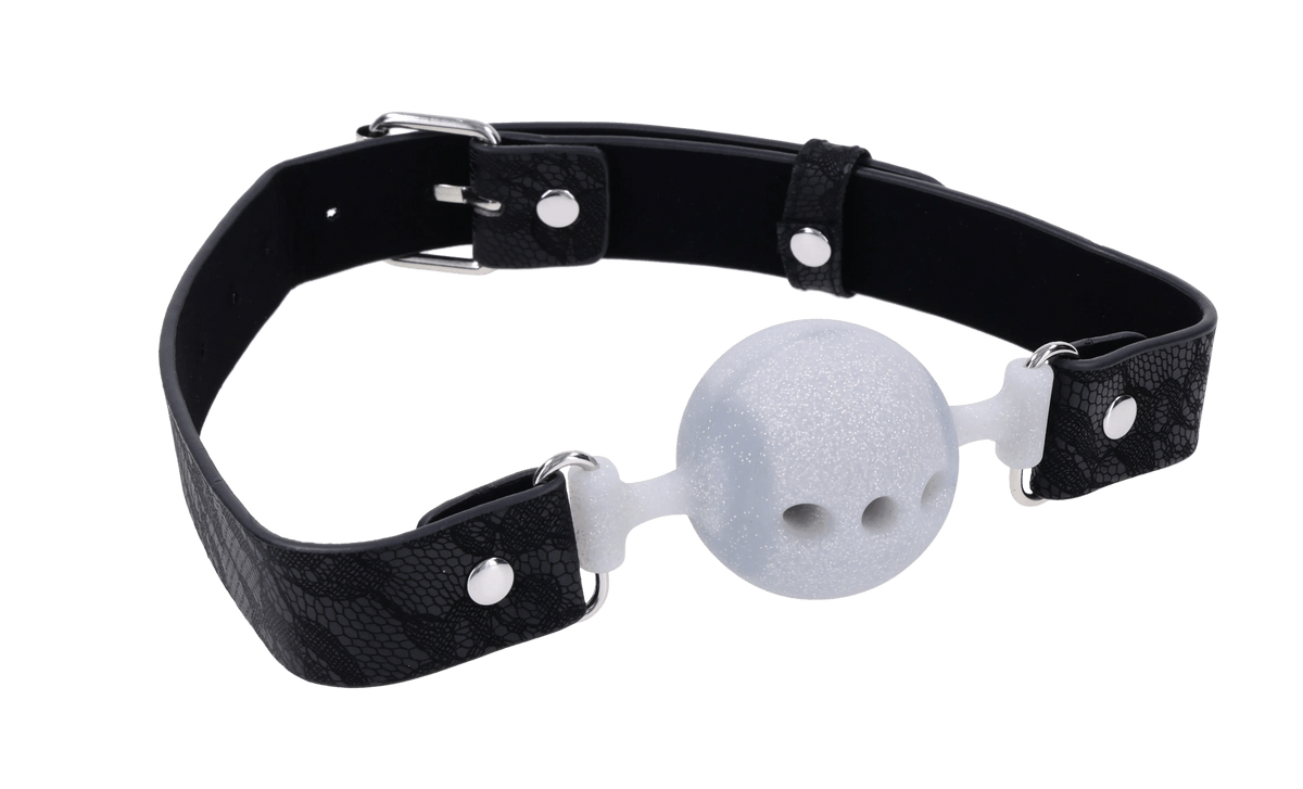 Sex & Mischief Lace Ball Gag bavaglio pallina silicone 4,45cm