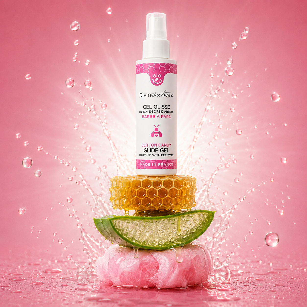 Divinextases Gel Zucchero Filato Lubrificante 100ml Bio